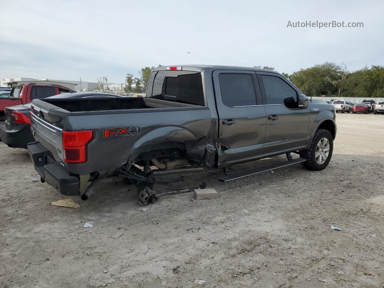 2020 Ford F150 Supercrew Gray vin: 1FTEW1E45LFC38367