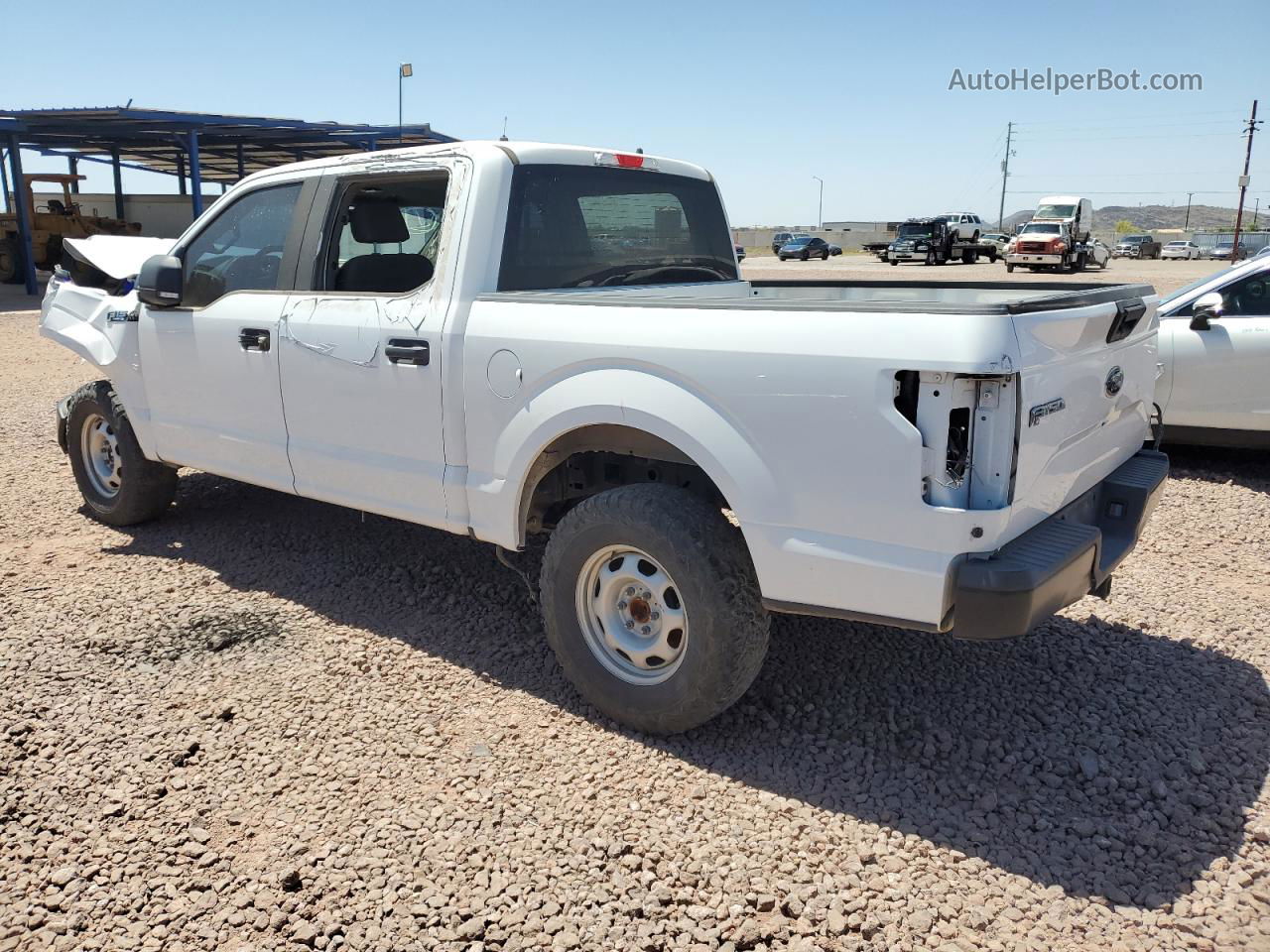 2019 Ford F150 Supercrew White vin: 1FTEW1E46KFA22283