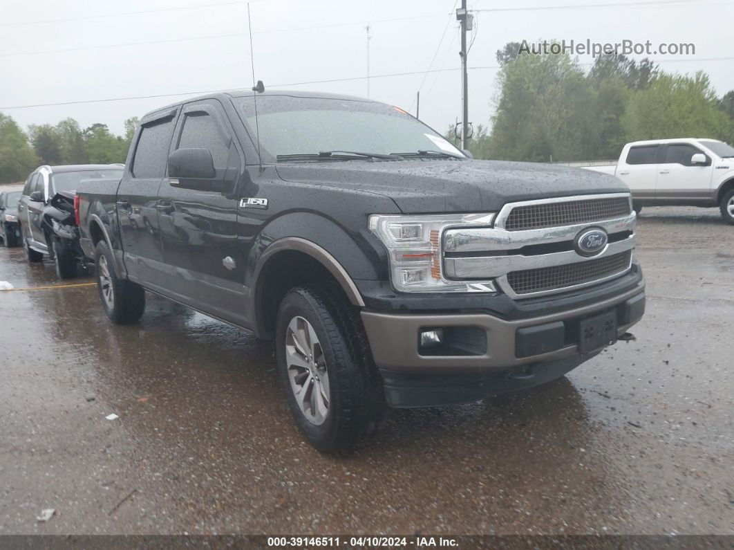 2019 Ford F-150 King Ranch Black vin: 1FTEW1E46KFB83071