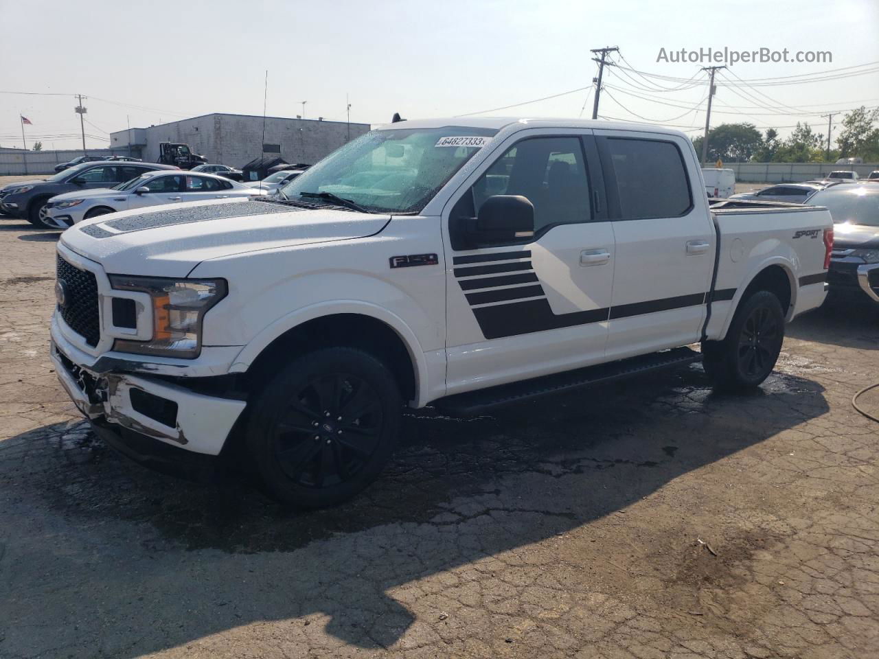 2020 Ford F150 Supercrew Белый vin: 1FTEW1E46LFB28895