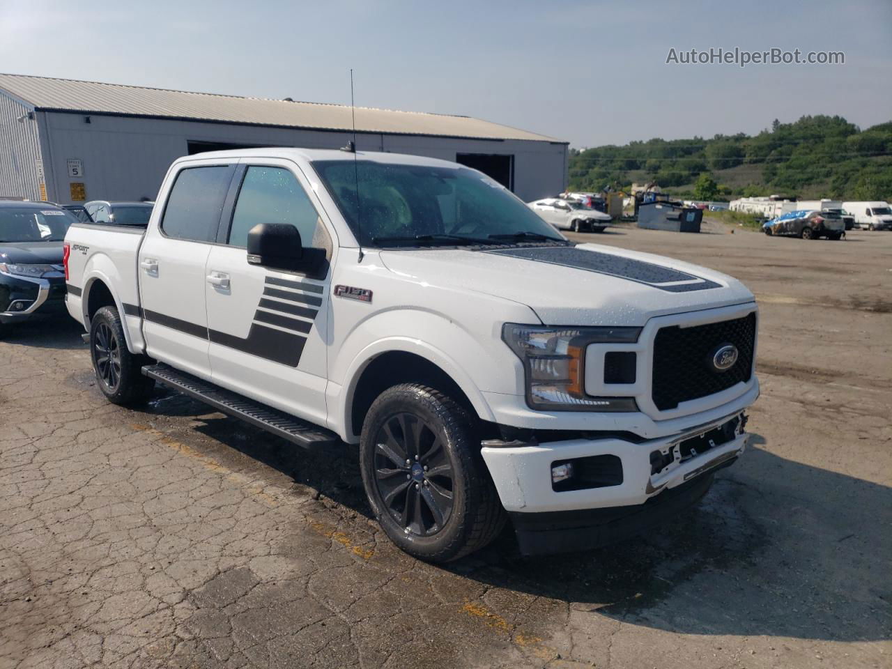 2020 Ford F150 Supercrew Белый vin: 1FTEW1E46LFB28895