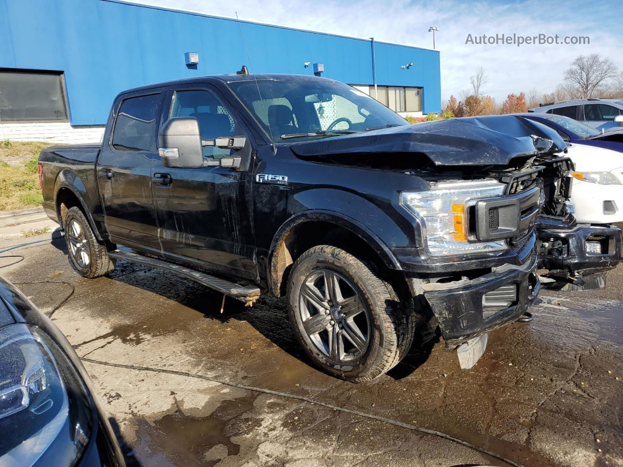 2020 Ford F150 Supercrew Black vin: 1FTEW1E46LFB30923