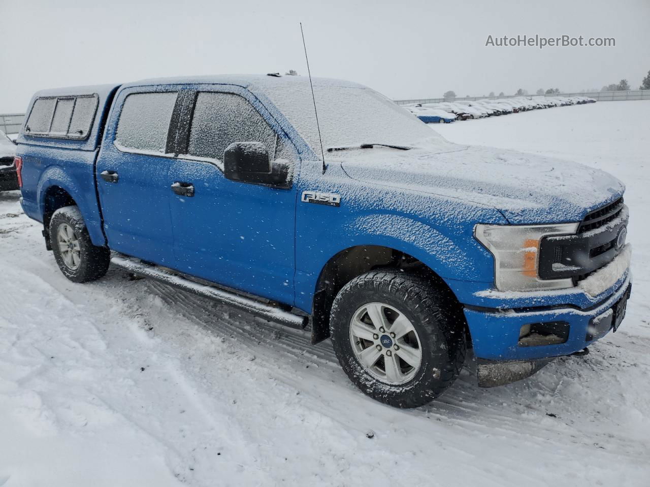 2020 Ford F150 Supercrew Blue vin: 1FTEW1E46LKD11222