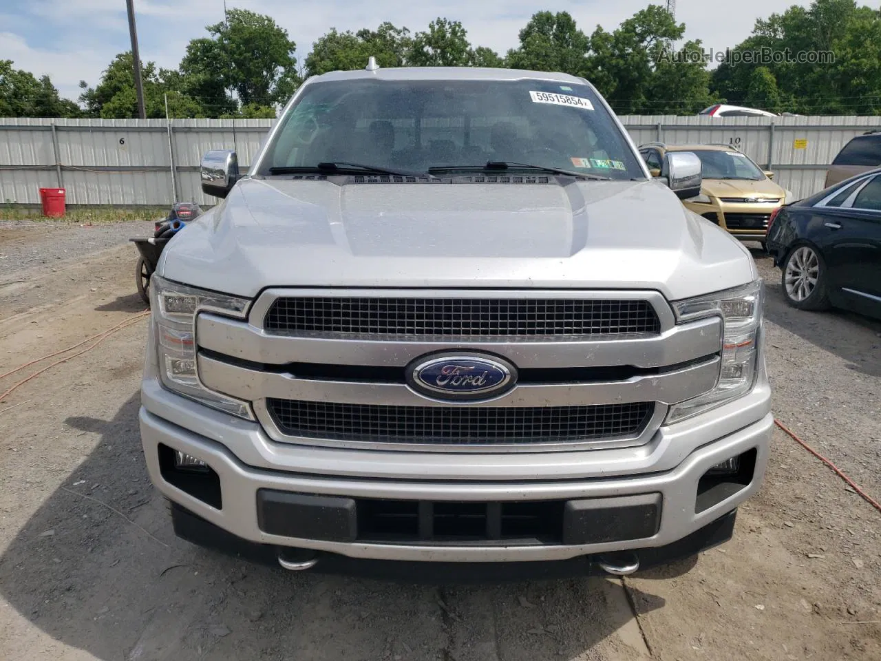 2019 Ford F150 Supercrew Silver vin: 1FTEW1E47KFB84892