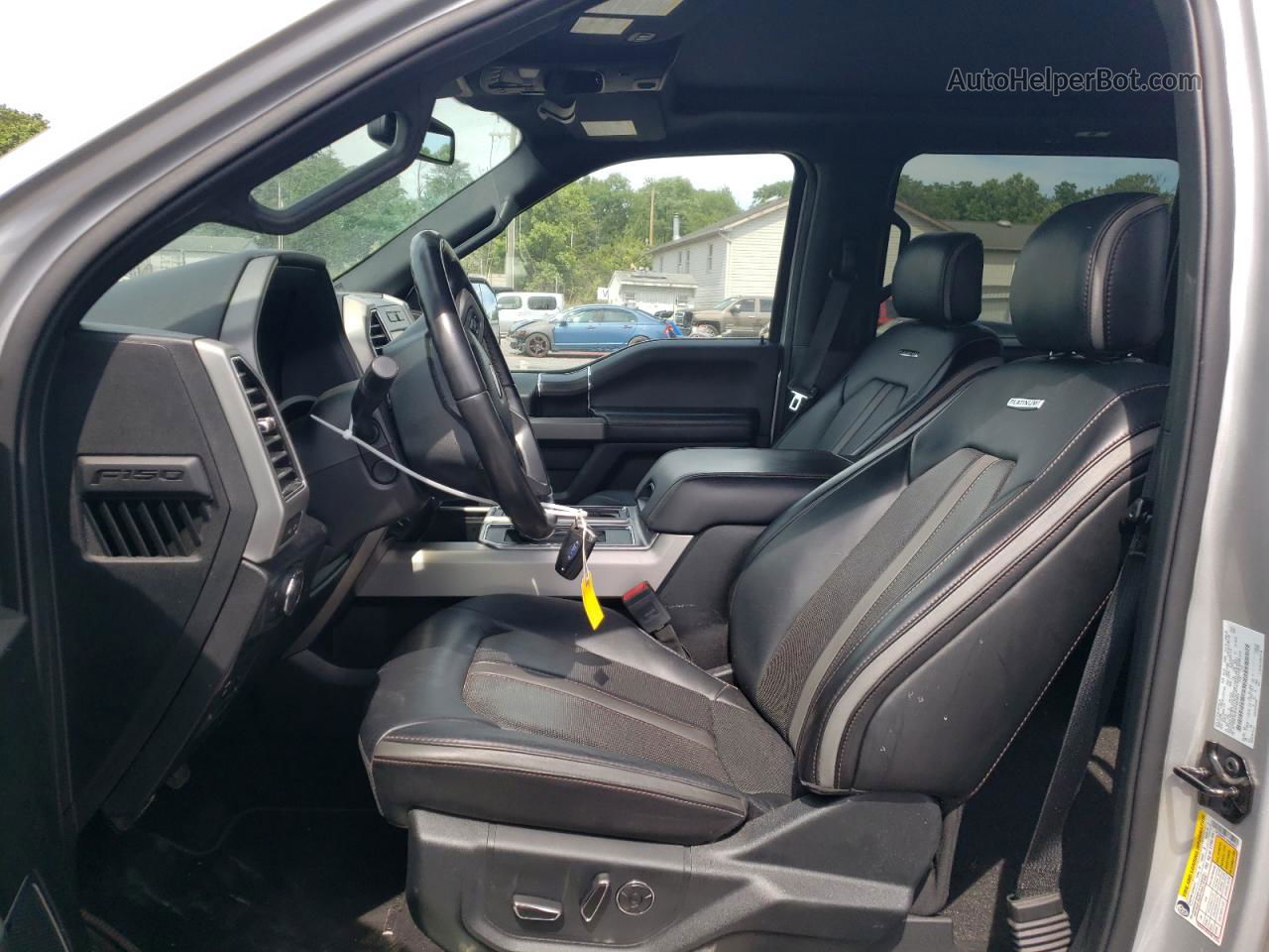 2019 Ford F150 Supercrew Silver vin: 1FTEW1E47KFB84892