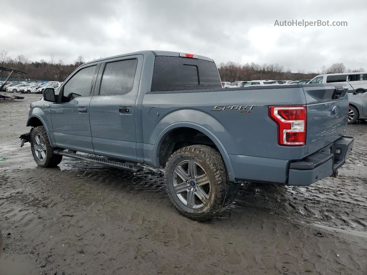 2019 Ford F150 Supercrew Gray vin: 1FTEW1E47KFB93933