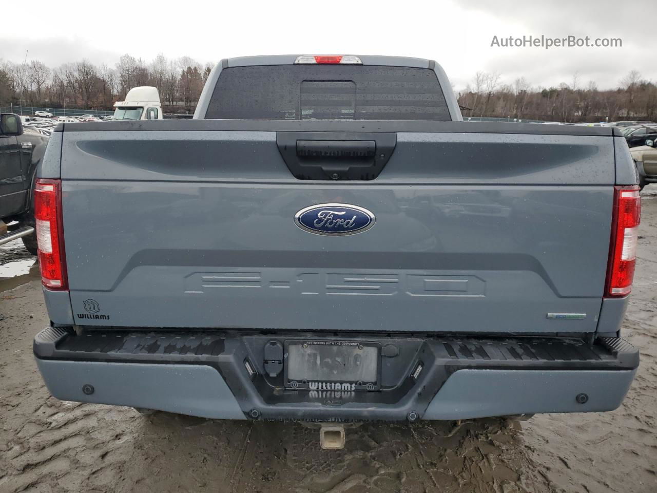 2019 Ford F150 Supercrew Gray vin: 1FTEW1E47KFB93933