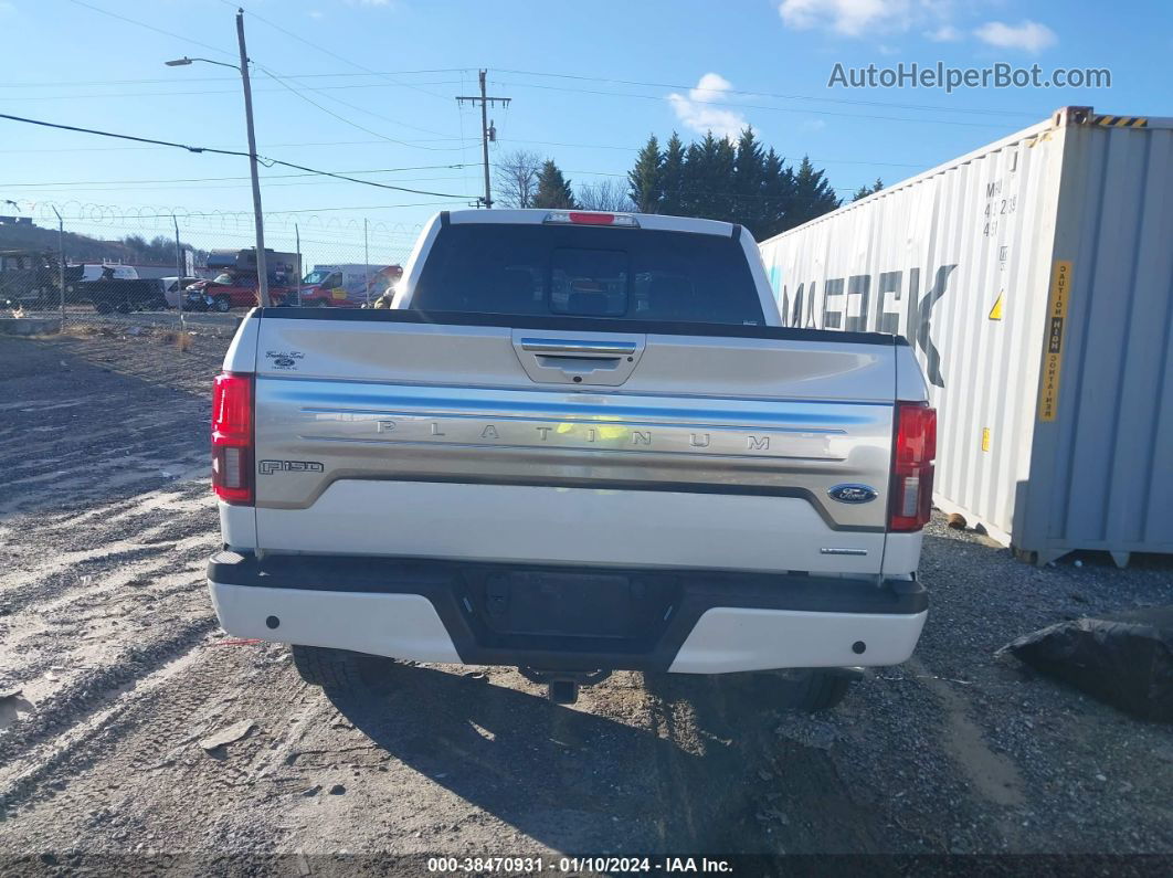 2019 Ford F-150 Platinum White vin: 1FTEW1E47KFD26786