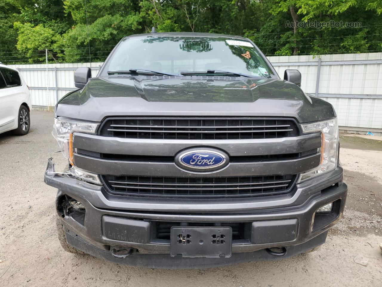 2019 Ford F150 Supercrew Gray vin: 1FTEW1E47KKE88635