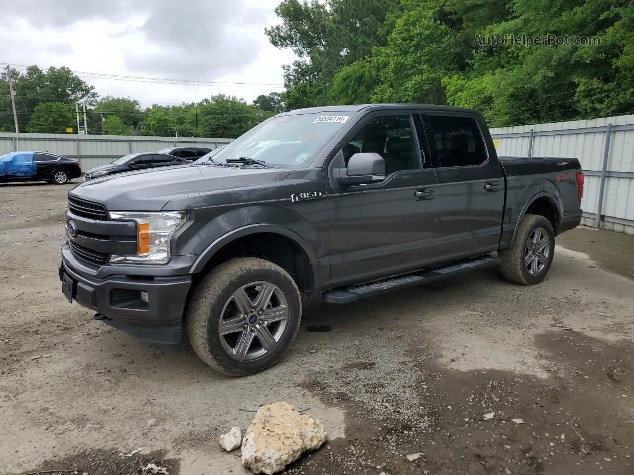 2019 Ford F150 Supercrew Gray vin: 1FTEW1E47KKE88635