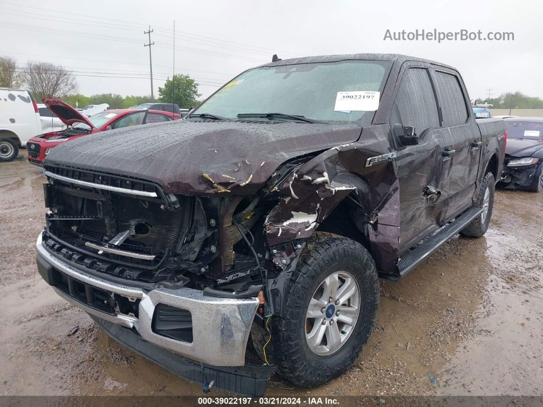 2019 Ford F-150 Xlt Burgundy vin: 1FTEW1E47KKF01013