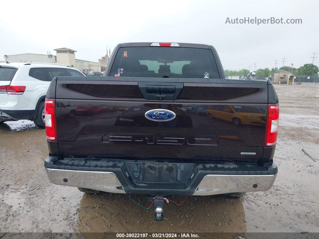 2019 Ford F-150 Xlt Burgundy vin: 1FTEW1E47KKF01013