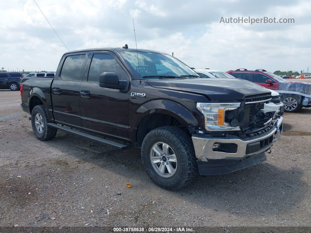 2019 Ford F-150 Xlt Burgundy vin: 1FTEW1E47KKF01013