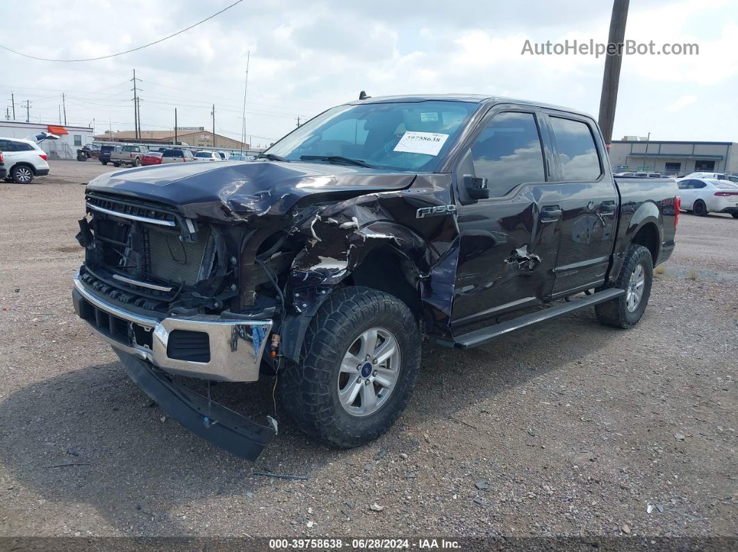 2019 Ford F-150 Xlt Burgundy vin: 1FTEW1E47KKF01013