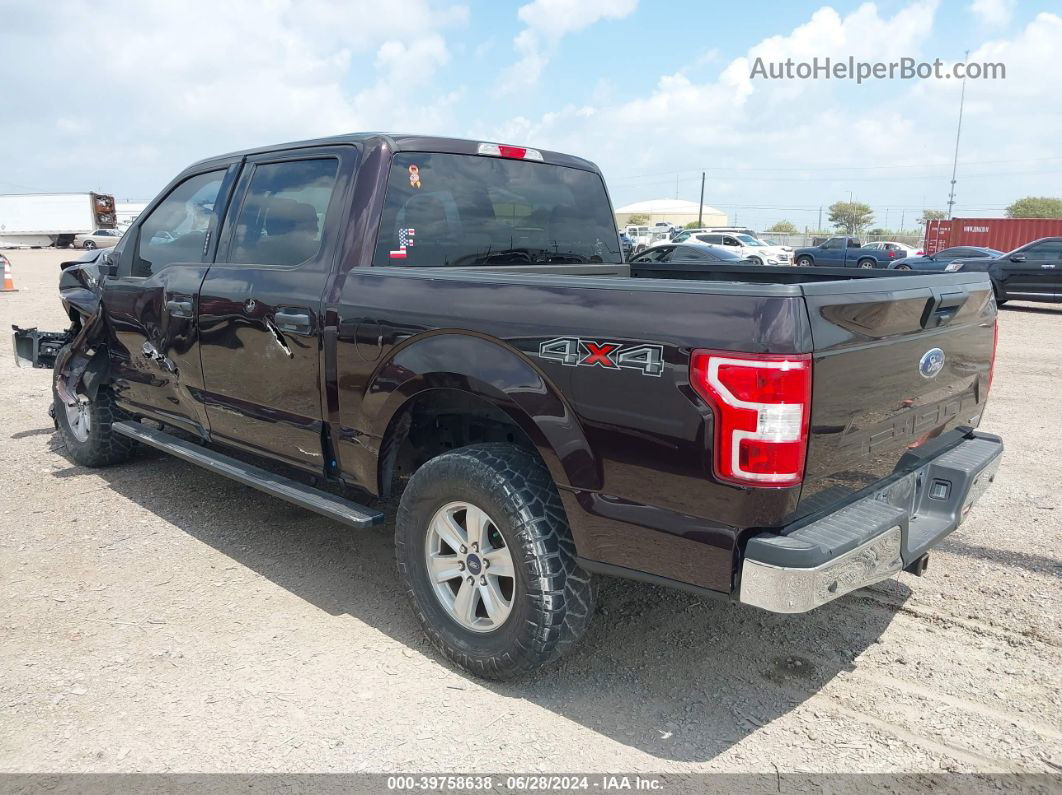 2019 Ford F-150 Xlt Burgundy vin: 1FTEW1E47KKF01013