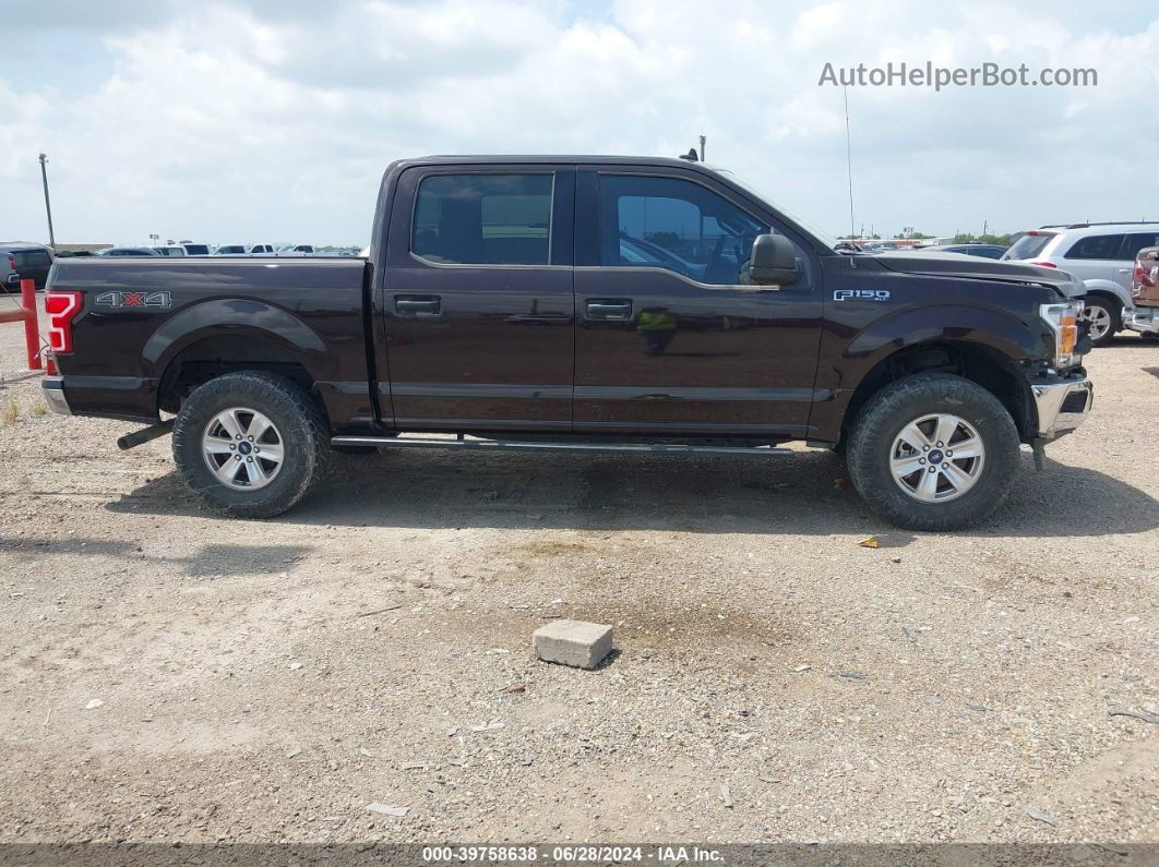 2019 Ford F-150 Xlt Burgundy vin: 1FTEW1E47KKF01013