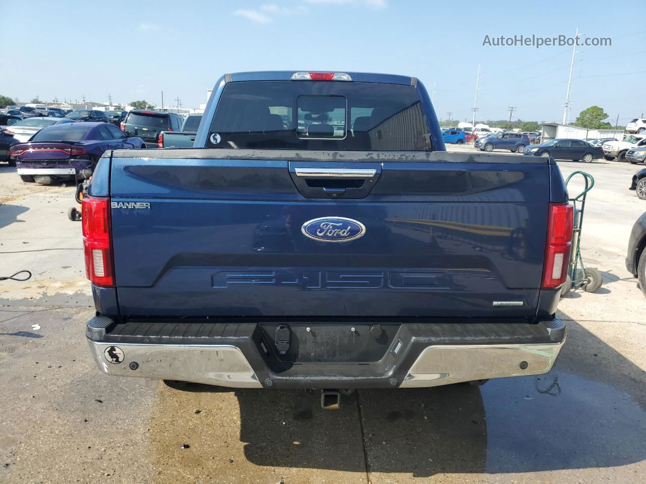 2020 Ford F150 Supercrew Blue vin: 1FTEW1E47LKF32683