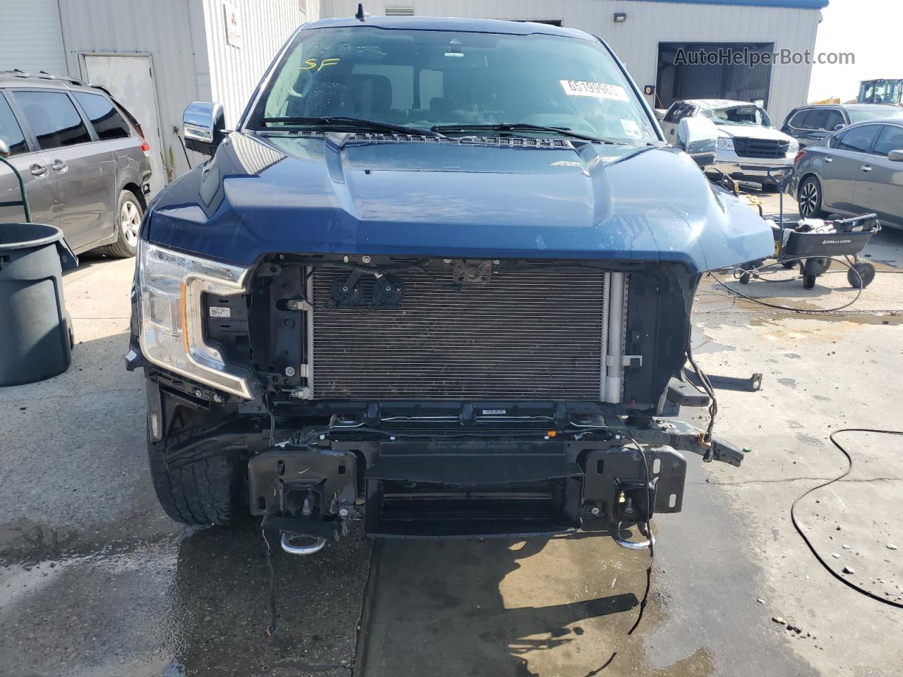 2020 Ford F150 Supercrew Blue vin: 1FTEW1E47LKF32683