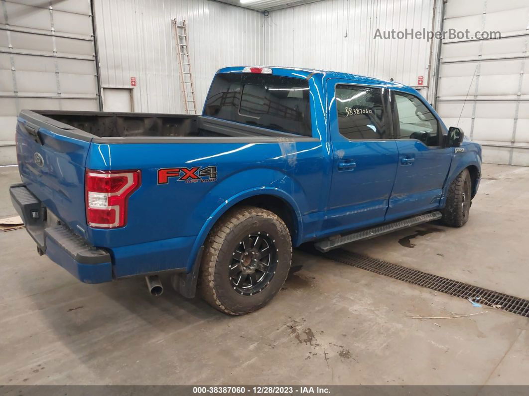 2019 Ford F-150 Xlt Синий vin: 1FTEW1E48KFD54483