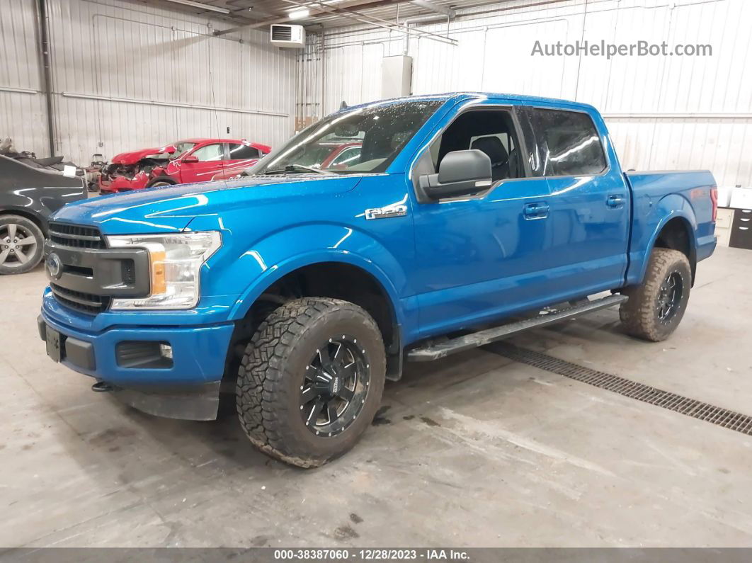 2019 Ford F-150 Xlt Синий vin: 1FTEW1E48KFD54483