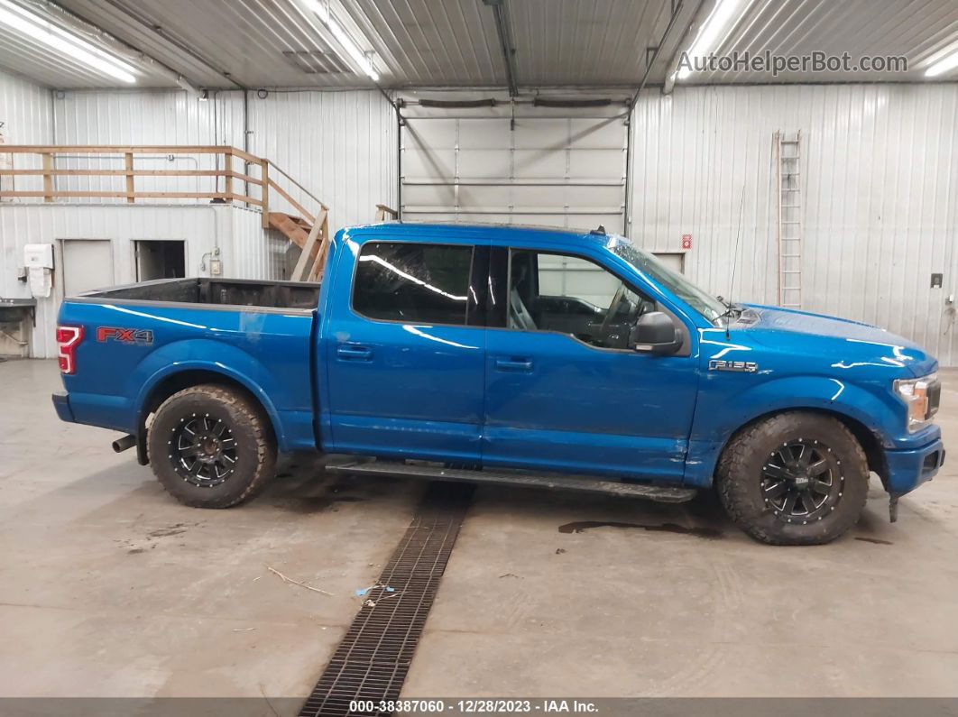 2019 Ford F-150 Xlt Синий vin: 1FTEW1E48KFD54483