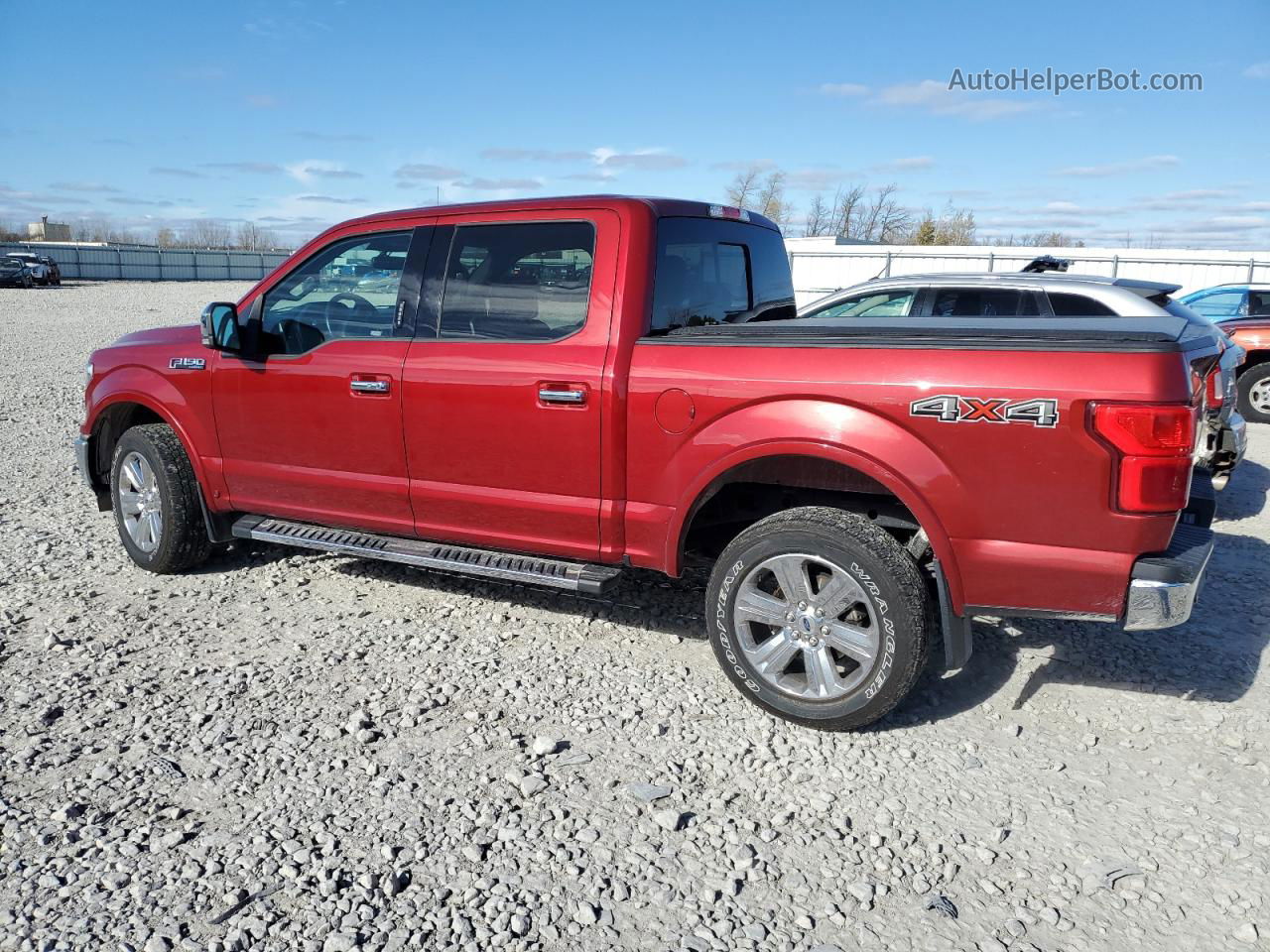 2019 Ford F150 Supercrew Red vin: 1FTEW1E48KKD99267