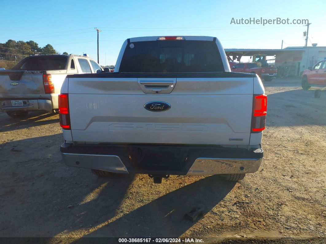 2019 Ford F-150 Lariat White vin: 1FTEW1E48KKE13653