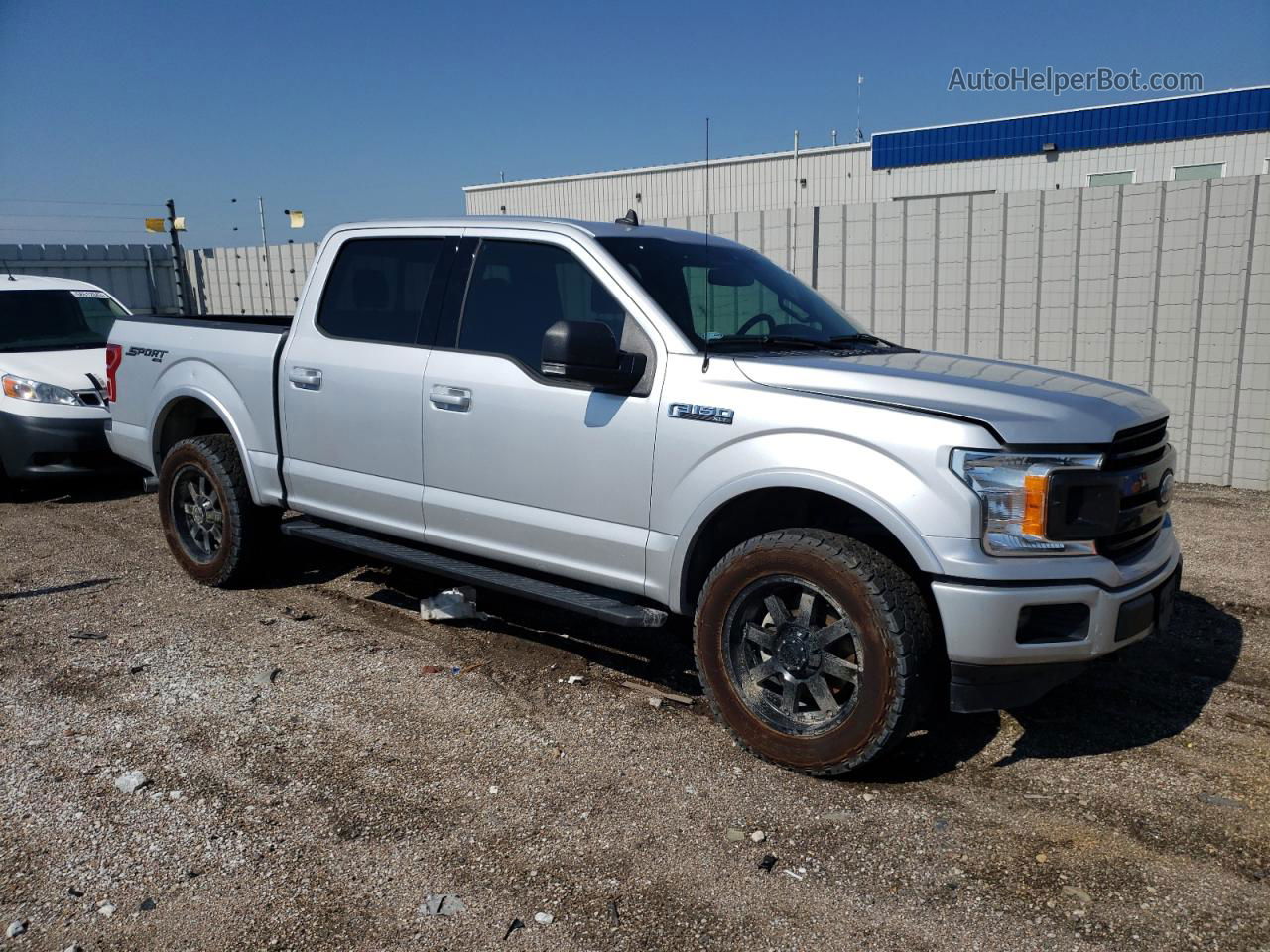 2019 Ford F150 Supercrew Silver vin: 1FTEW1E48KKE78809