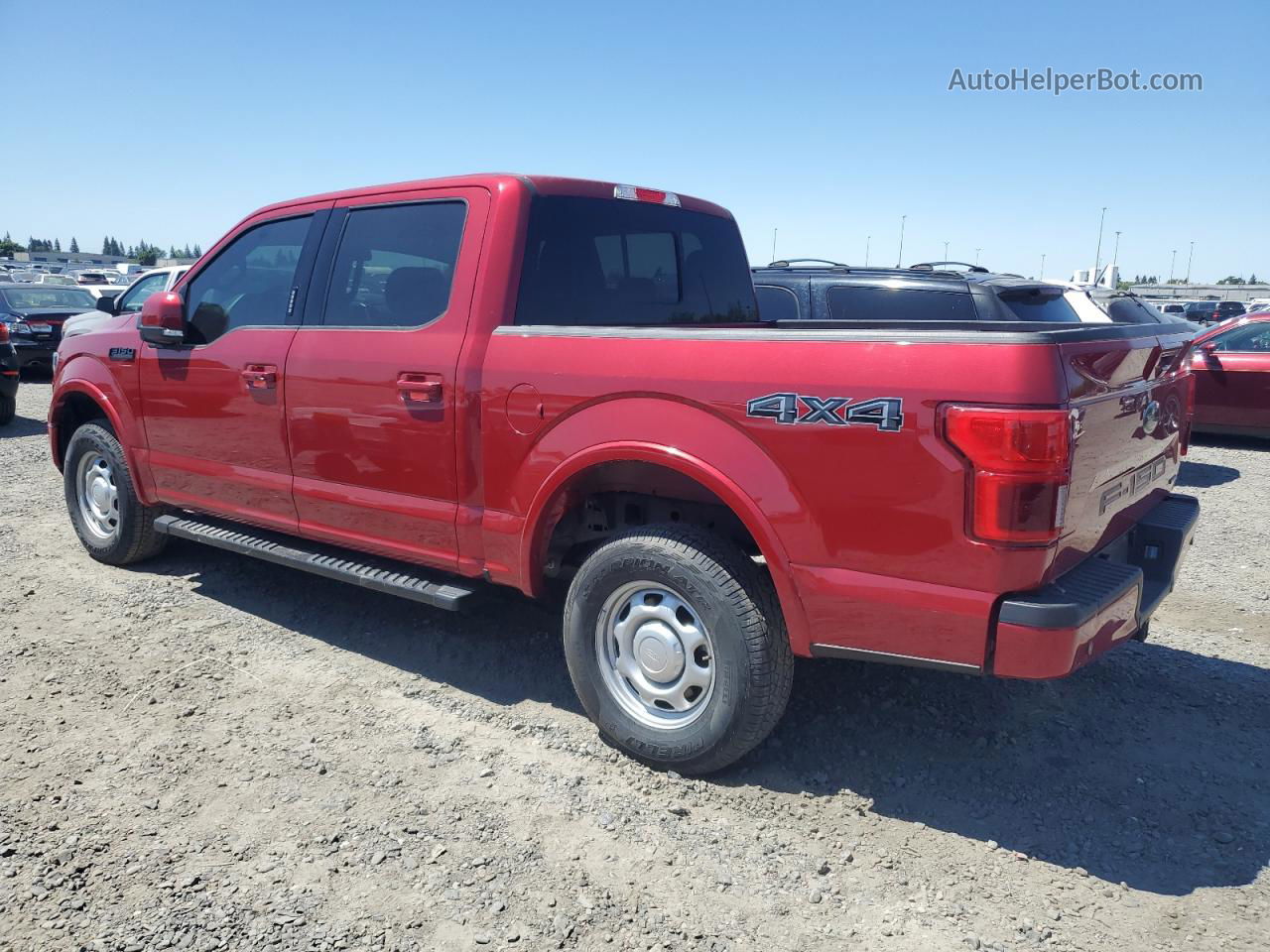 2020 Ford F150 Supercrew Red vin: 1FTEW1E48LFA46599