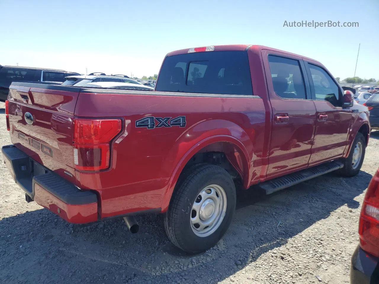 2020 Ford F150 Supercrew Red vin: 1FTEW1E48LFA46599