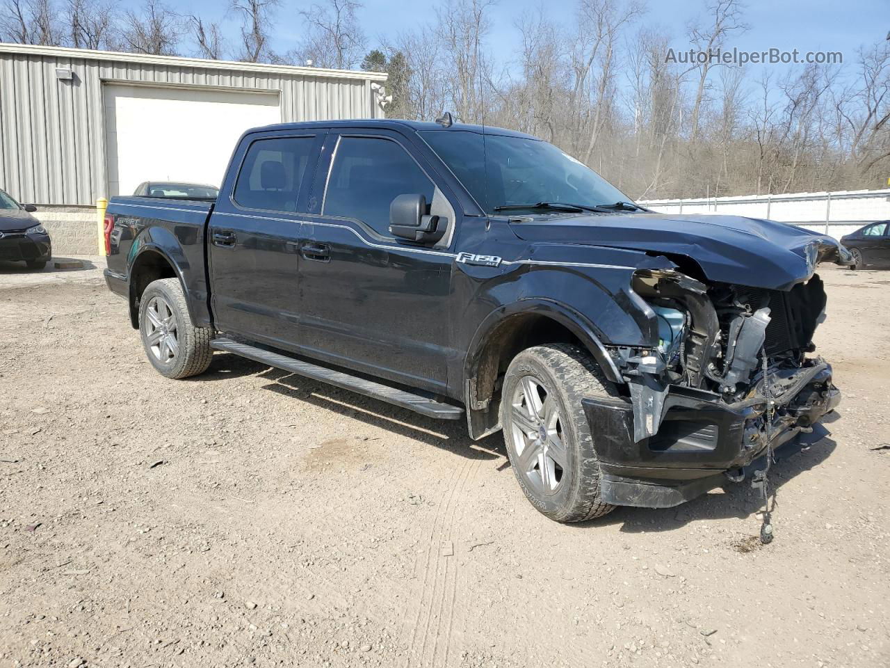 2019 Ford F150 Supercrew Black vin: 1FTEW1E49KFB13788