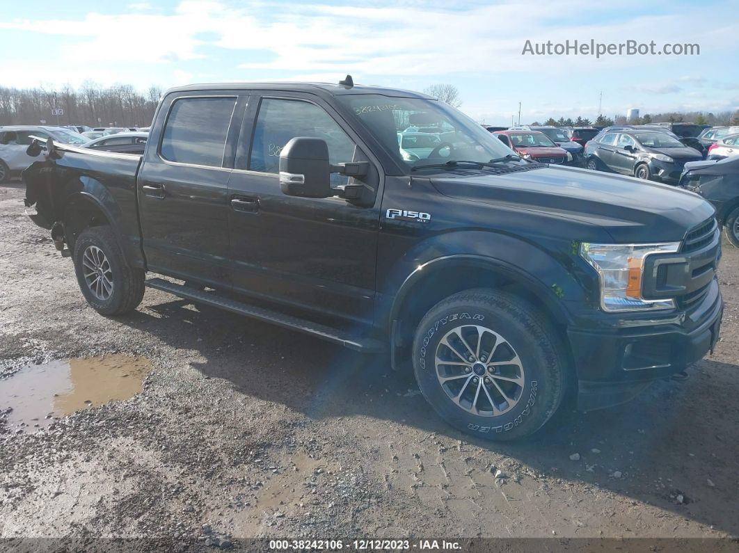 2019 Ford F-150 Xlt Black vin: 1FTEW1E49KFC28388