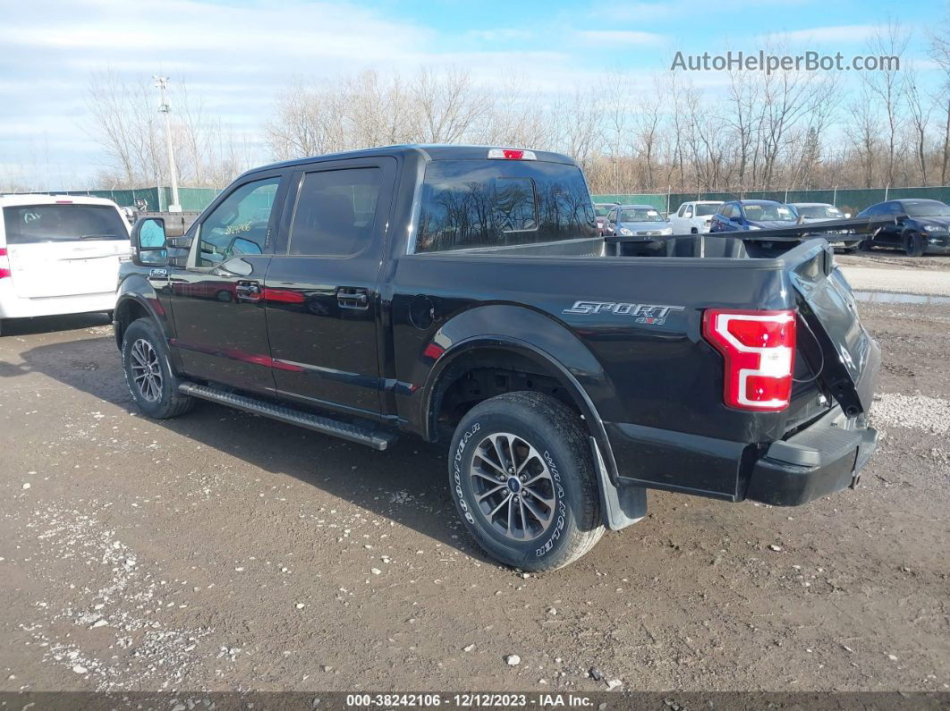 2019 Ford F-150 Xlt Black vin: 1FTEW1E49KFC28388