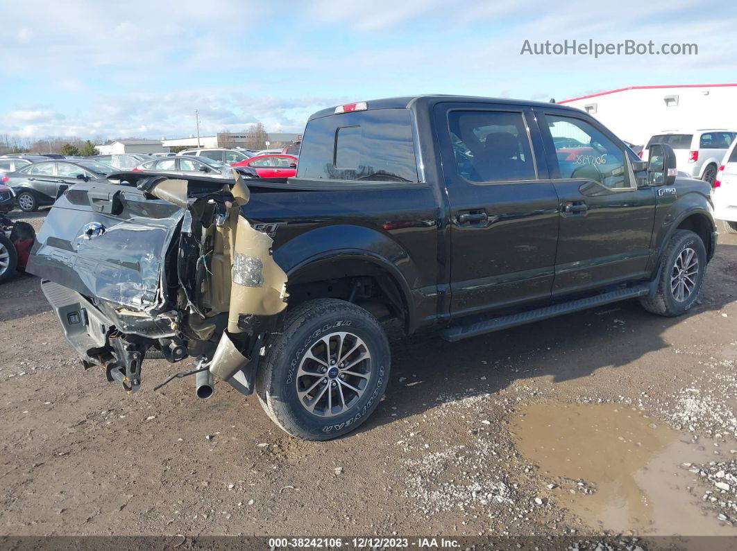 2019 Ford F-150 Xlt Black vin: 1FTEW1E49KFC28388