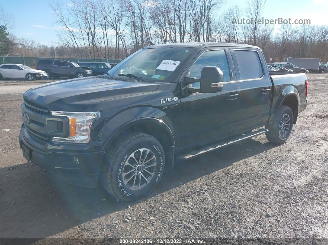 2019 Ford F-150 Xlt Black vin: 1FTEW1E49KFC28388