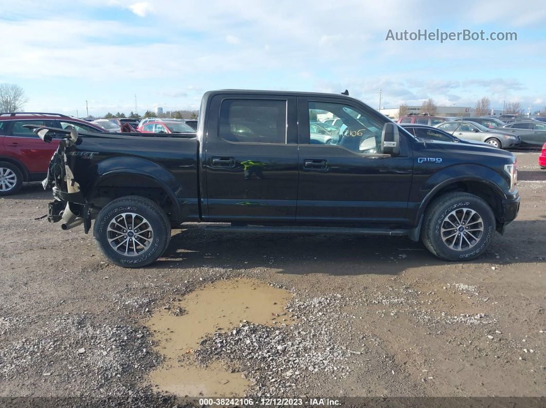 2019 Ford F-150 Xlt Black vin: 1FTEW1E49KFC28388