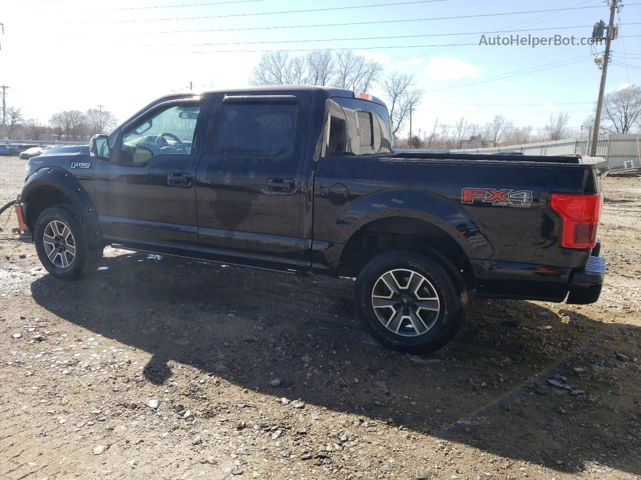 2019 Ford F150 Supercrew Black vin: 1FTEW1E49KFC92592