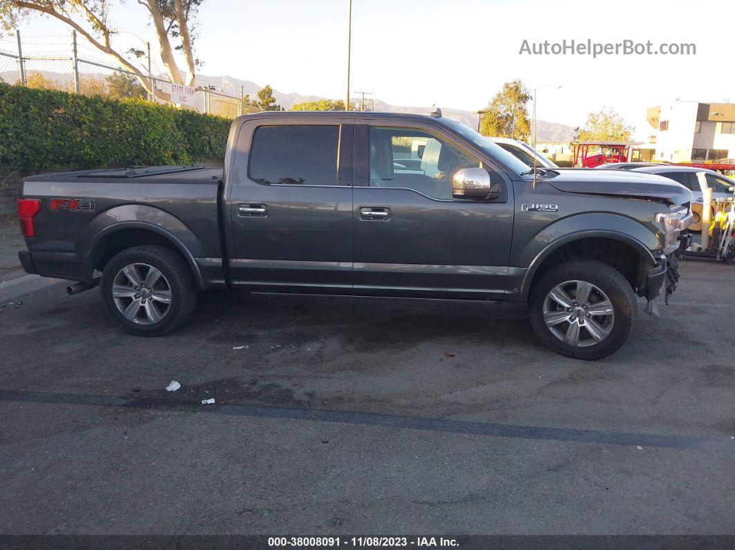 2019 Ford F-150 Platinum Gray vin: 1FTEW1E49KFD00707