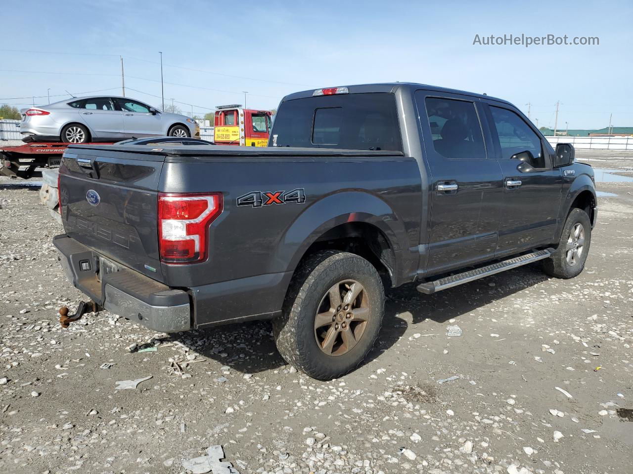 2019 Ford F150 Supercrew Gray vin: 1FTEW1E49KKC32755