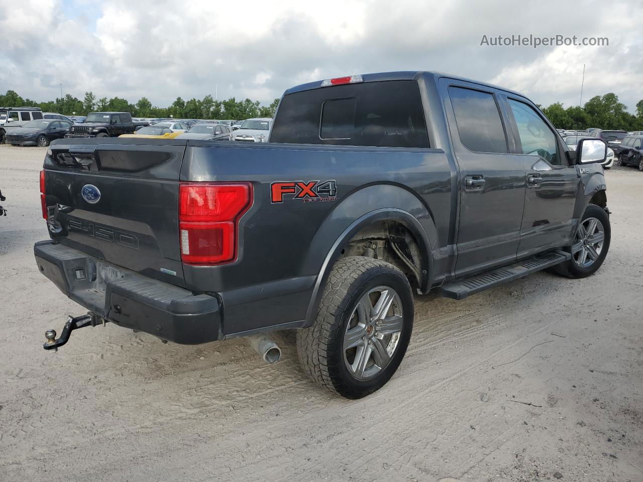 2019 Ford F150 Supercrew Gray vin: 1FTEW1E49KKC84628