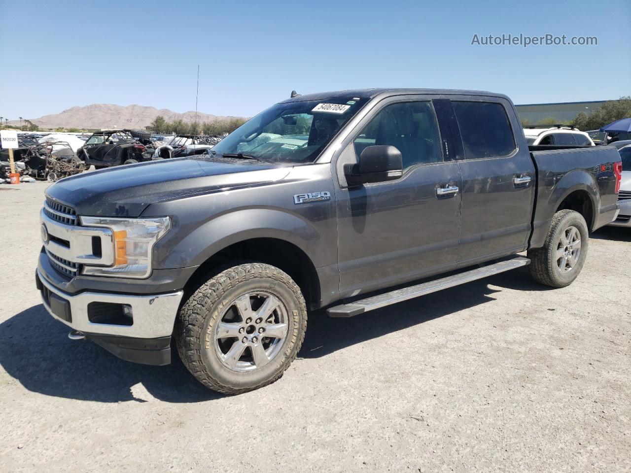 2019 Ford F150 Supercrew Gray vin: 1FTEW1E4XKFC26312