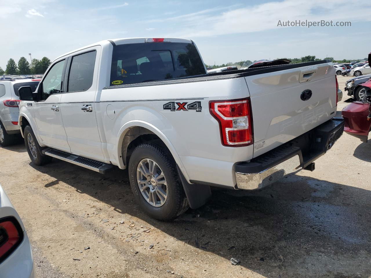 2019 Ford F150 Supercrew White vin: 1FTEW1E4XKKD72233