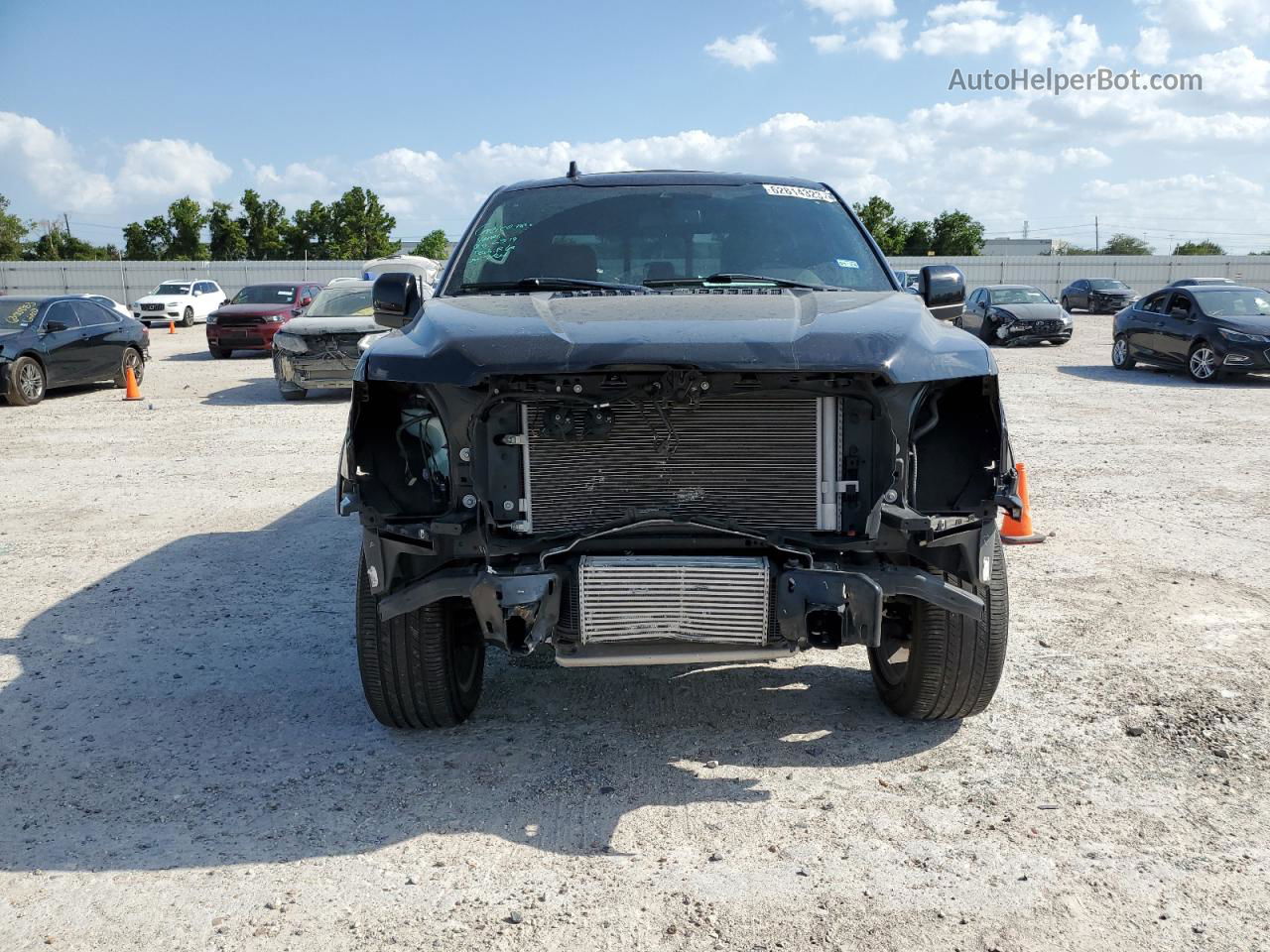 2020 Ford F150 Supercrew Black vin: 1FTEW1E4XLFB19729