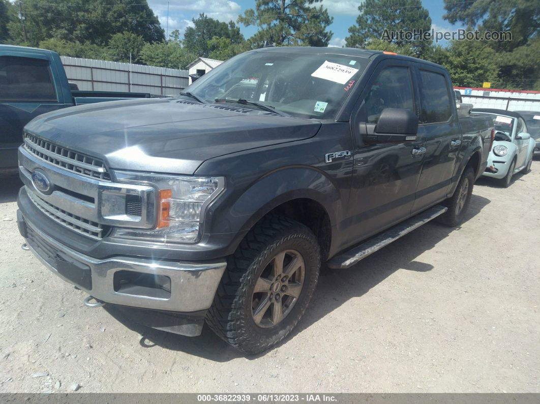 2018 Ford F-150 Xl/xlt/lariat Gray vin: 1FTEW1E50JFA69140