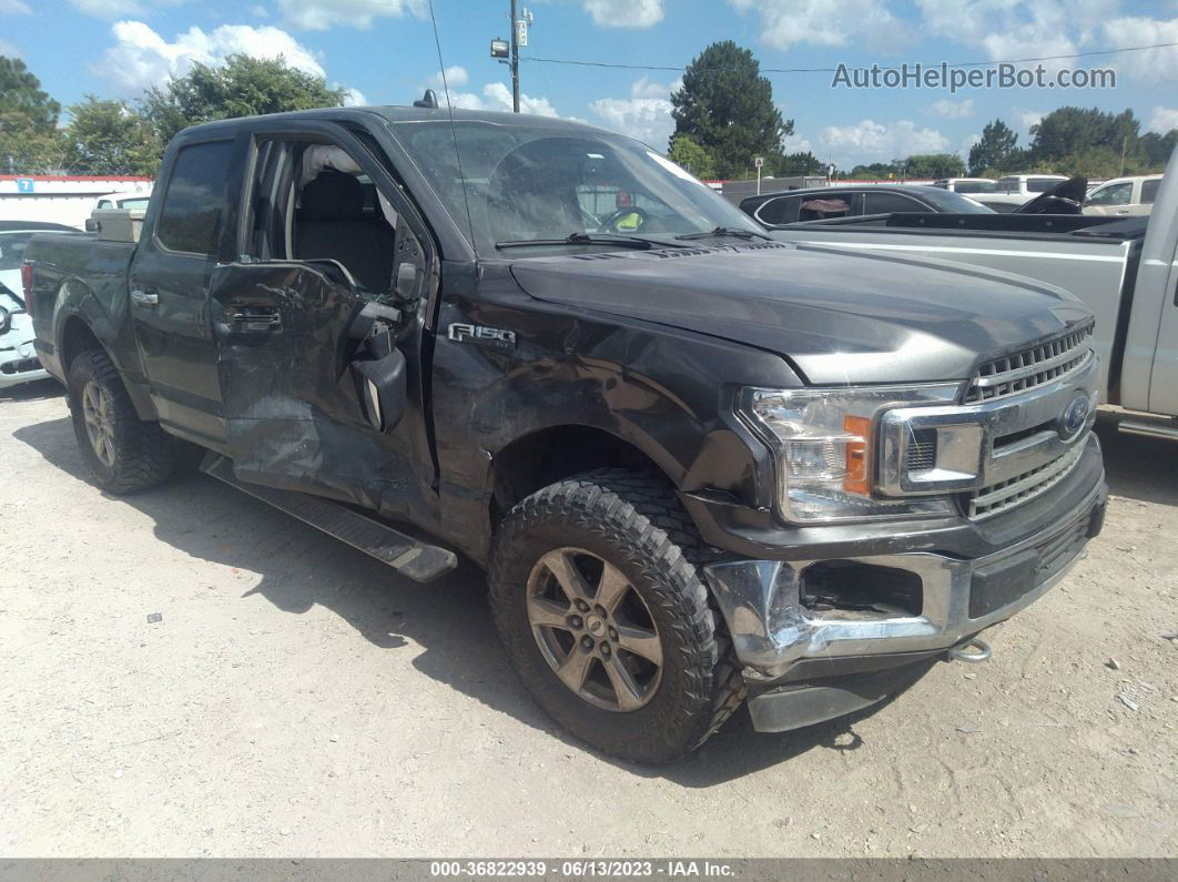 2018 Ford F-150 Xl/xlt/lariat Gray vin: 1FTEW1E50JFA69140