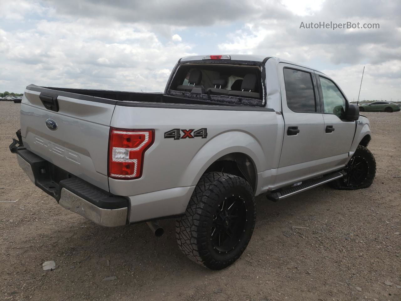 2018 Ford F150 Supercrew Silver vin: 1FTEW1E50JKD38146