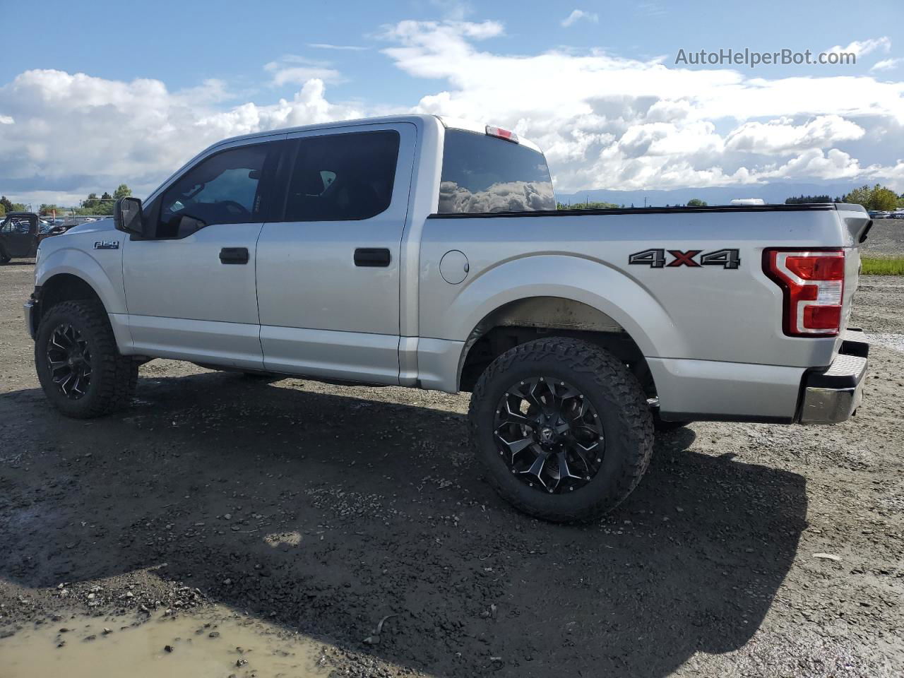 2018 Ford F150 Supercrew Silver vin: 1FTEW1E50JKD46294