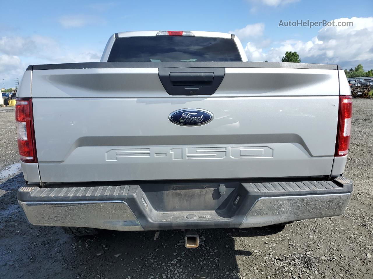 2018 Ford F150 Supercrew Silver vin: 1FTEW1E50JKD46294