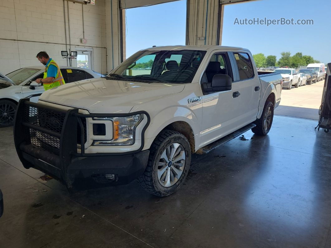 2018 Ford F-150 Xl/xlt/lariat White vin: 1FTEW1E50JKE39140