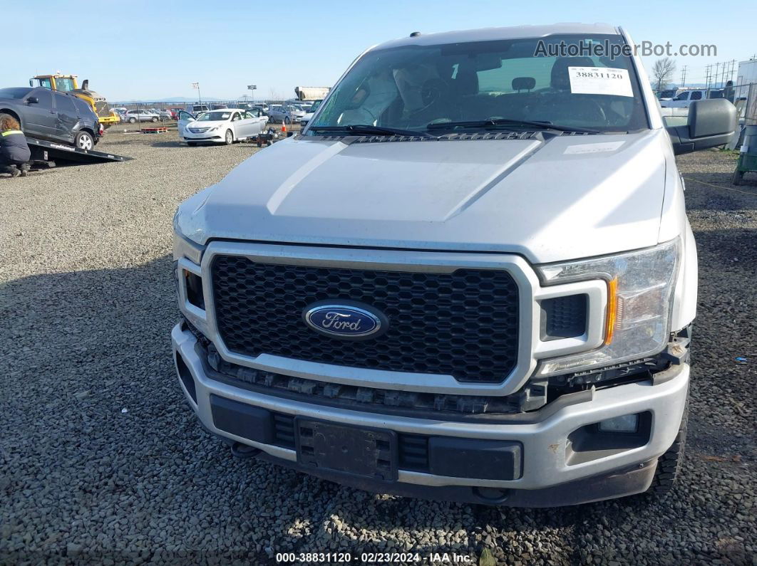 2018 Ford F-150 Xl Silver vin: 1FTEW1E50JKF35950